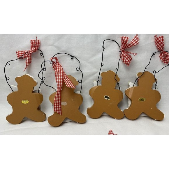 Kurt Adler Hand Painted Gingerbread Christmas Ornament Bakers Baking Lot (7) - Picture 6 of 7